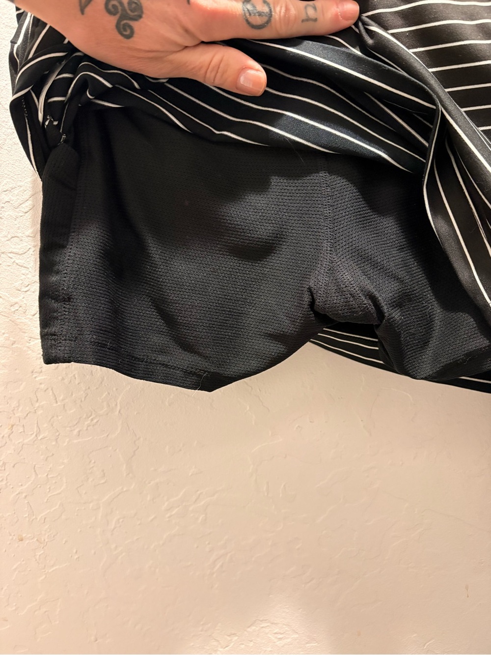 lululemon athletica Black and White Striped mini Skort - Picture 5 of 5
